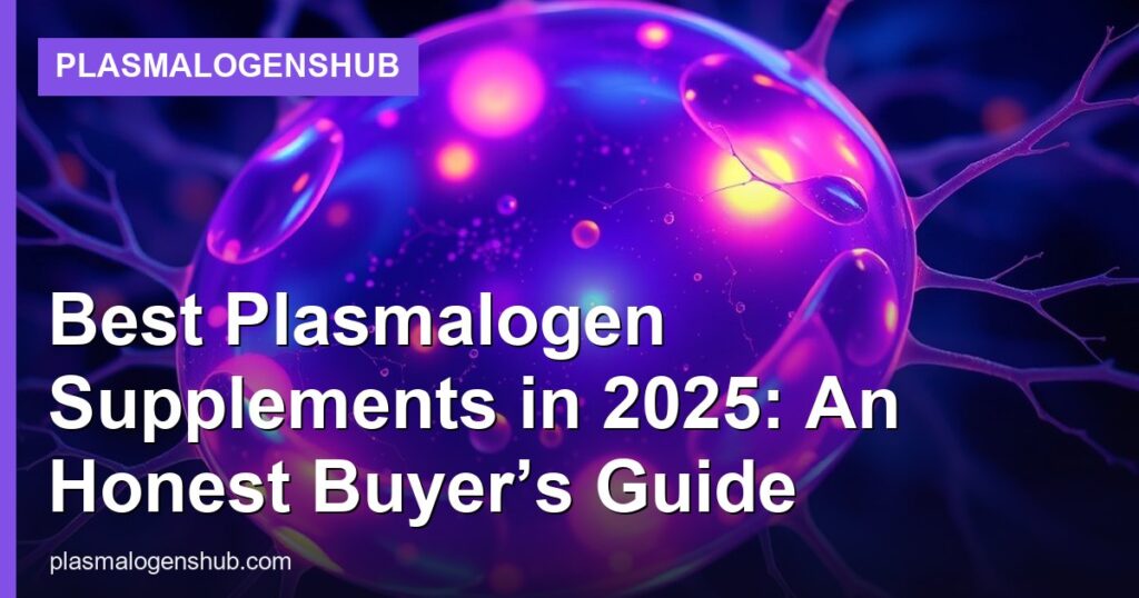 Best Plasmalogen Supplements in 2025: An Honest Buyer’s Guide - PlasmalogensHub