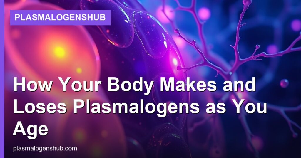 How Your Body Makes and Loses Plasmalogens as You Age - PlasmalogensHub