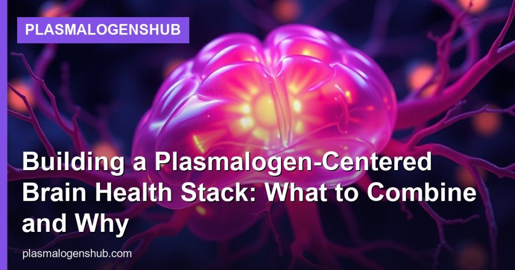 Building a Plasmalogen-Centered Brain Health Stack: What to Combine and Why - PlasmalogensHub
