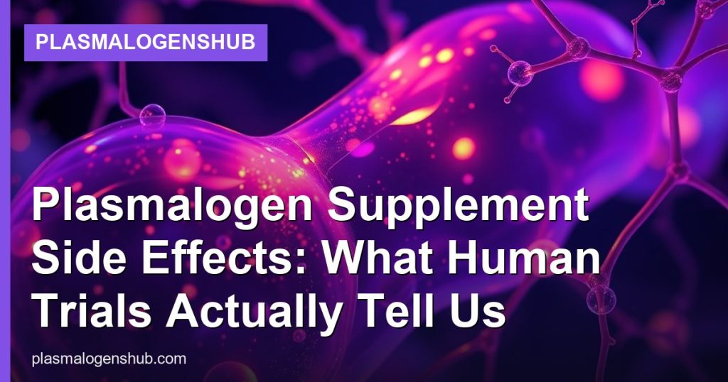 Plasmalogen Supplement Side Effects: What Human Trials Actually Tell Us - PlasmalogensHub
