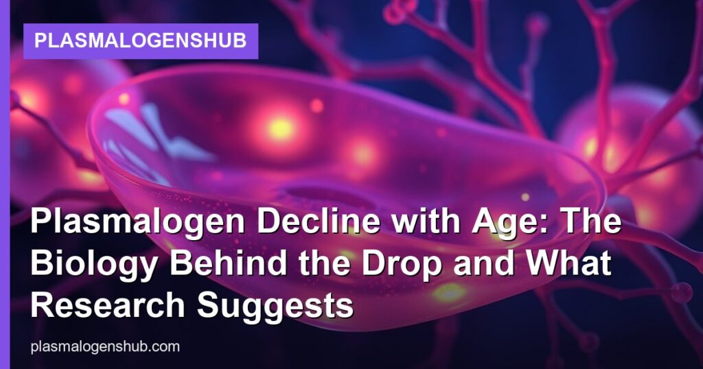 Plasmalogen Decline with Age: The Biology Behind the Drop and What Research Suggests - PlasmalogensHub
