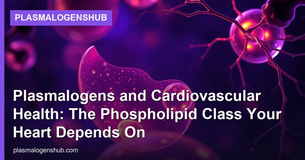 Plasmalogens and Cardiovascular Health: The Phospholipid Class Your Heart Depends On - PlasmalogensHub