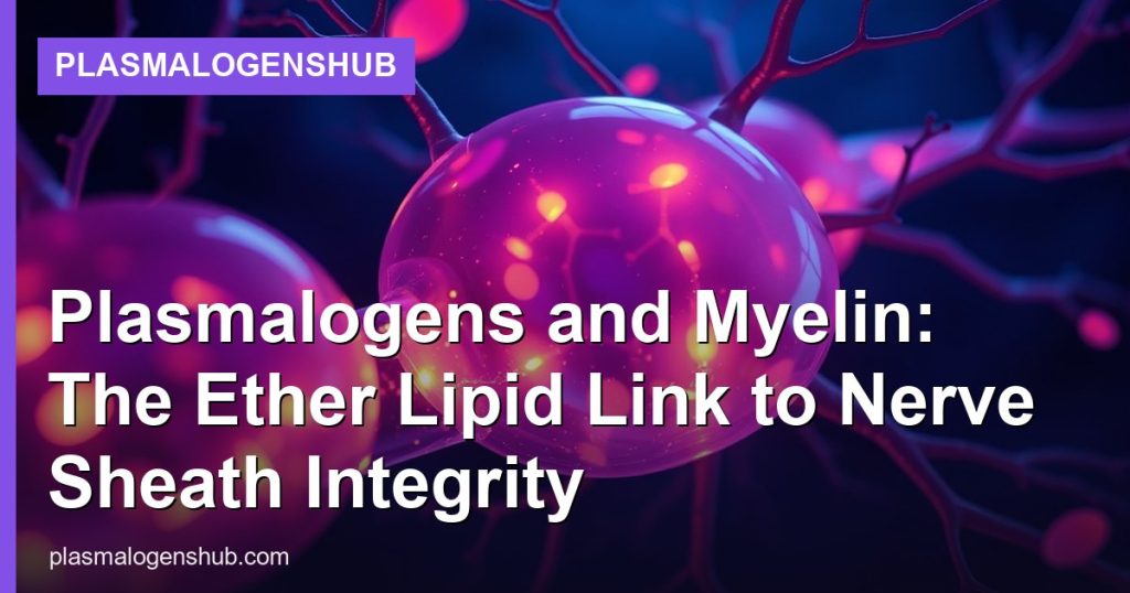 Plasmalogens and Myelin: The Ether Lipid Link to Nerve Sheath Integrity - PlasmalogensHub