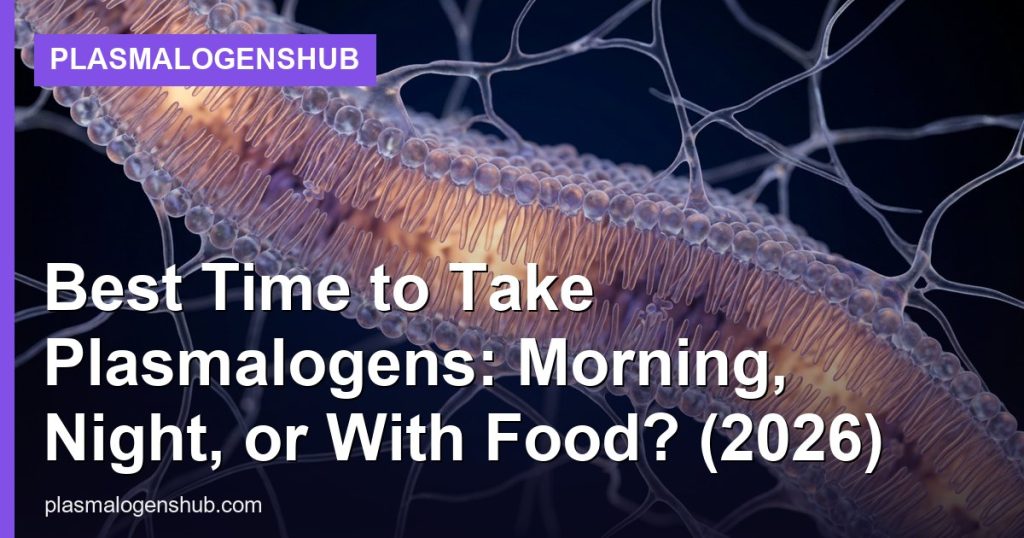 Best Time to Take Plasmalogens: Morning, Night, or With Food? (2026) - PlasmalogensHub