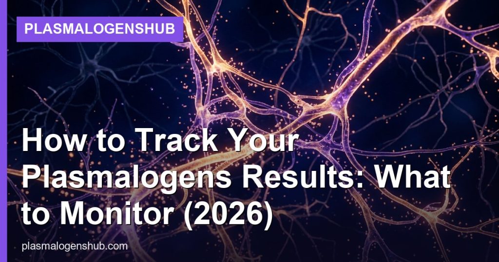 How to Track Your Plasmalogens Results: What to Monitor (2026) - PlasmalogensHub