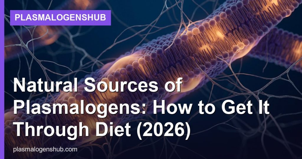 Natural Sources of Plasmalogens: How to Get It Through Diet (2026) - PlasmalogensHub
