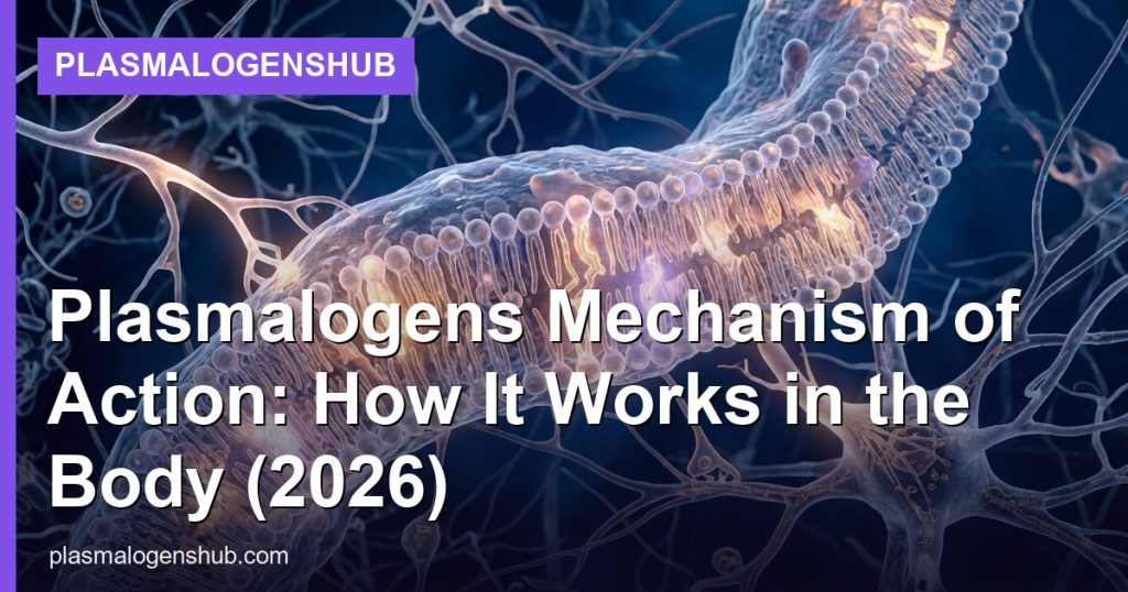 Plasmalogens Mechanism of Action: How It Works in the Body (2026) - PlasmalogensHub