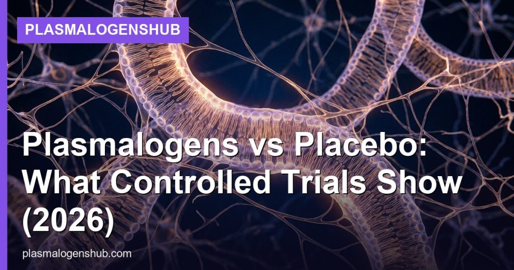 Plasmalogens vs Placebo: What Controlled Trials Show (2026) - PlasmalogensHub
